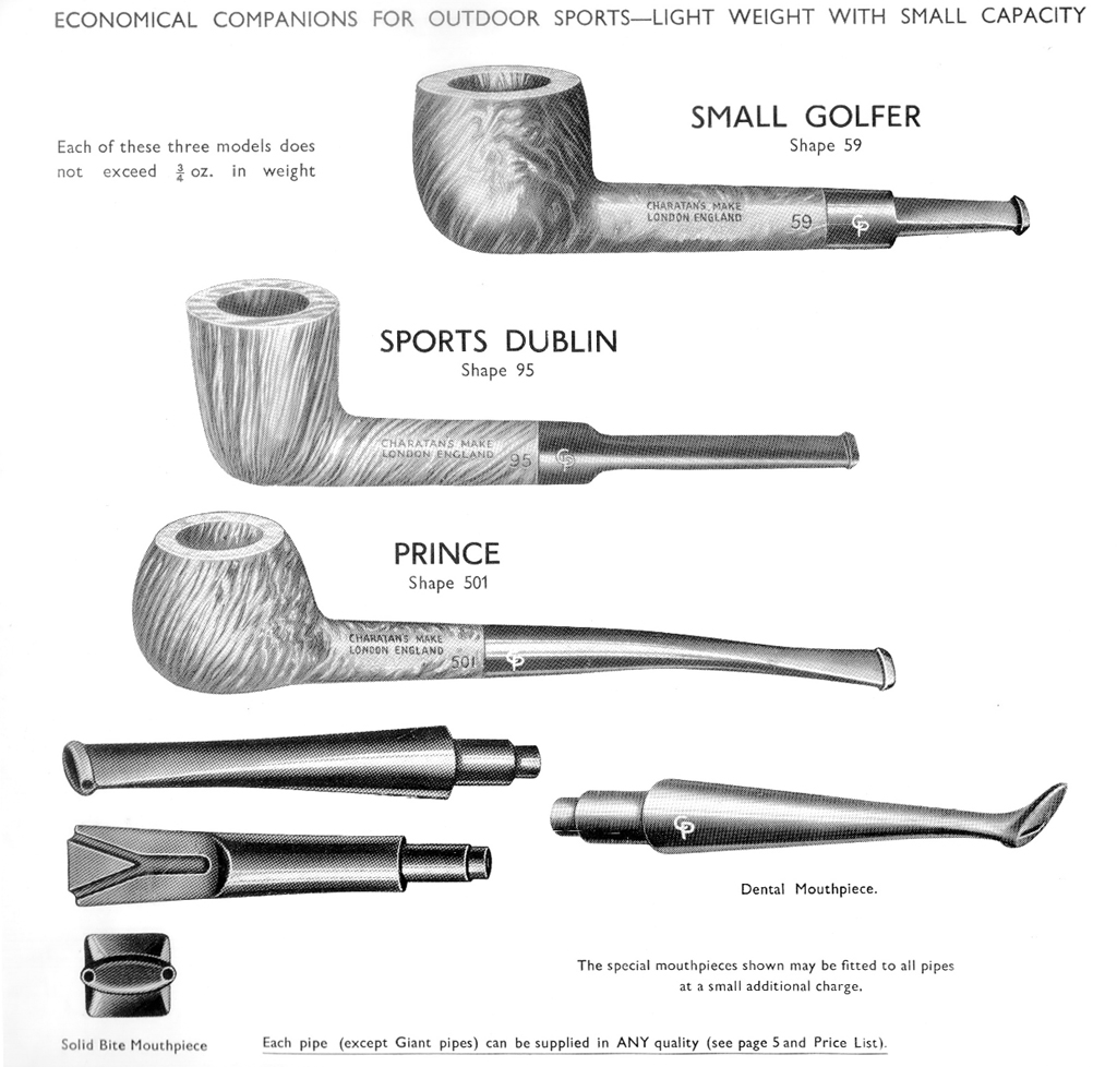 Dunhill Pipe Shape Chart