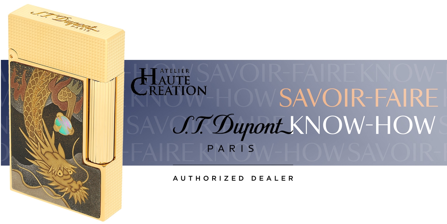 Accendino S.T. Dupont Haute Création Maki-e Marrone Linea 2 C16150 - Presentazione