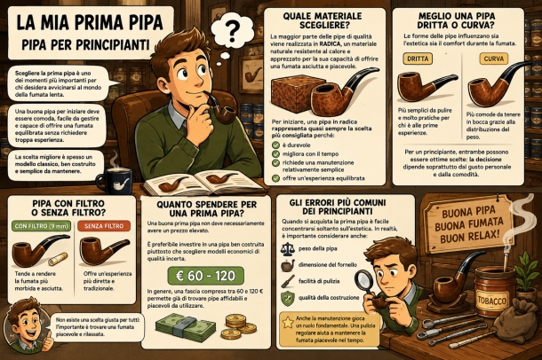 Scegliere la prima pipa in radica - Guida Al Pascià