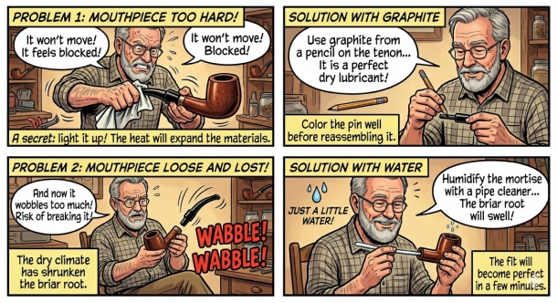 Tight or Loose Pipe Stem? 2 Quick DIY Fixes for Your Pipe
