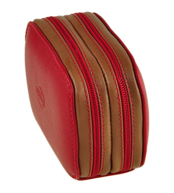 Portamonete AP598 - Rosso/Beige