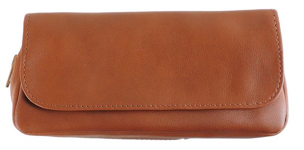 Borsa porta pipa e tabacco marrone chiaro AP7023 007A
