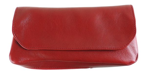 Borsa porta pipa e tabacco rossa 006A