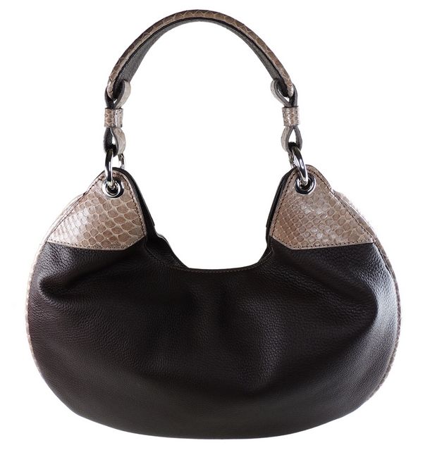 Bag Tosca - Dark Brown/Beige - 001