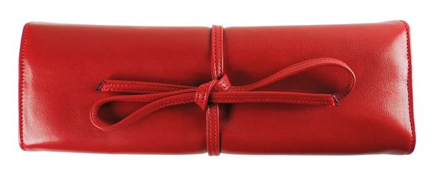 Jewelry Roll Up AP791 - Red/Black - 001