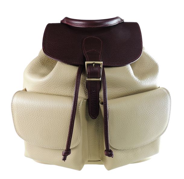 Backpack AP50510D - Bordeaux/Beige - 003
