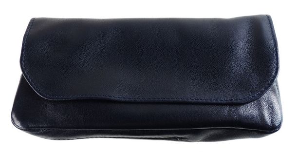 Borsa porta pipa e tabacco blu scuro 011A
