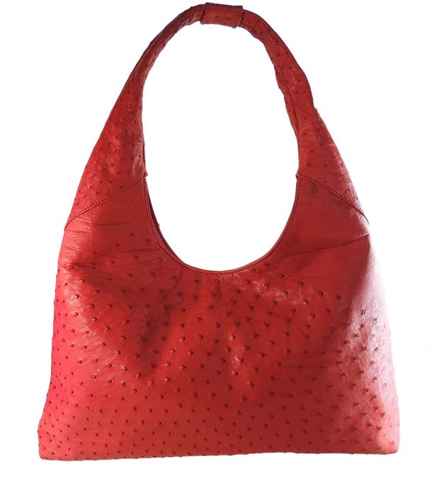 Borsa Adele Struzzo - Rosso
