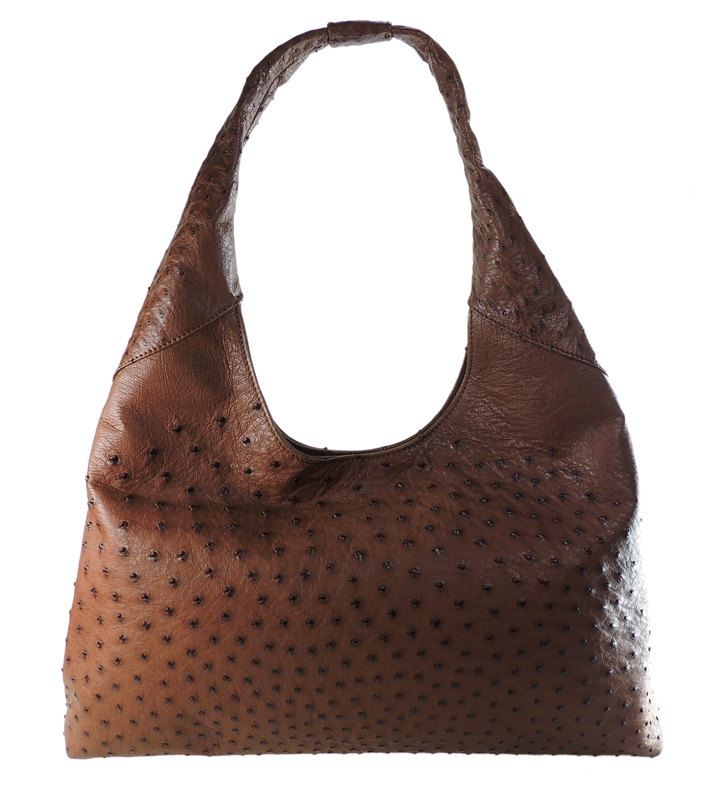 Sandi Ostrich Leather Serpentine bag, ADELE