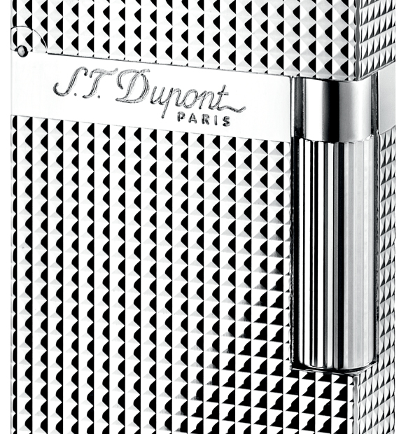 S.T. Dupont Ligne 2 Silver Diamond Head 016184 - lighter
