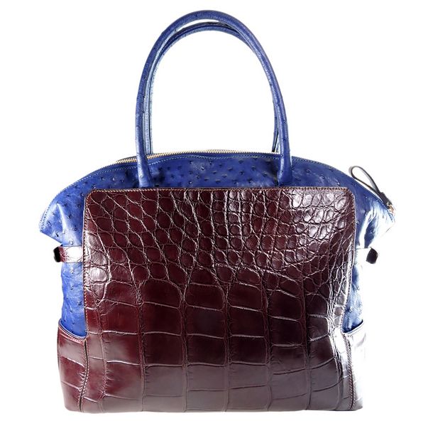 Borsa Alice - Marrone/Blu