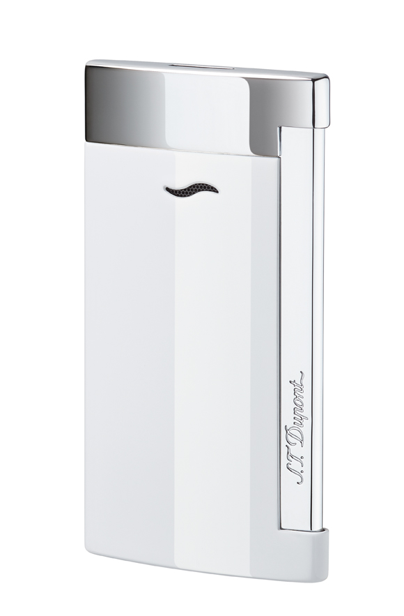 S.T. Dupont Slim 7 White Lacquer 027702 - Accendino a