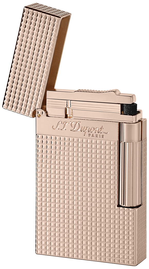 S.T. Dupont Ligne 2 Diamond Head Pink Gold 016424 - Lighter