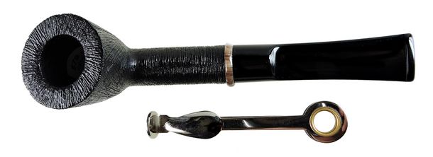 BriarWorks Classic Series Straight Dublin Dark Rusticated - pipe 018