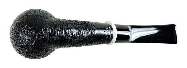 BriarWorks Classic Series Bent Billiard Dark Rusticated - pipe 021