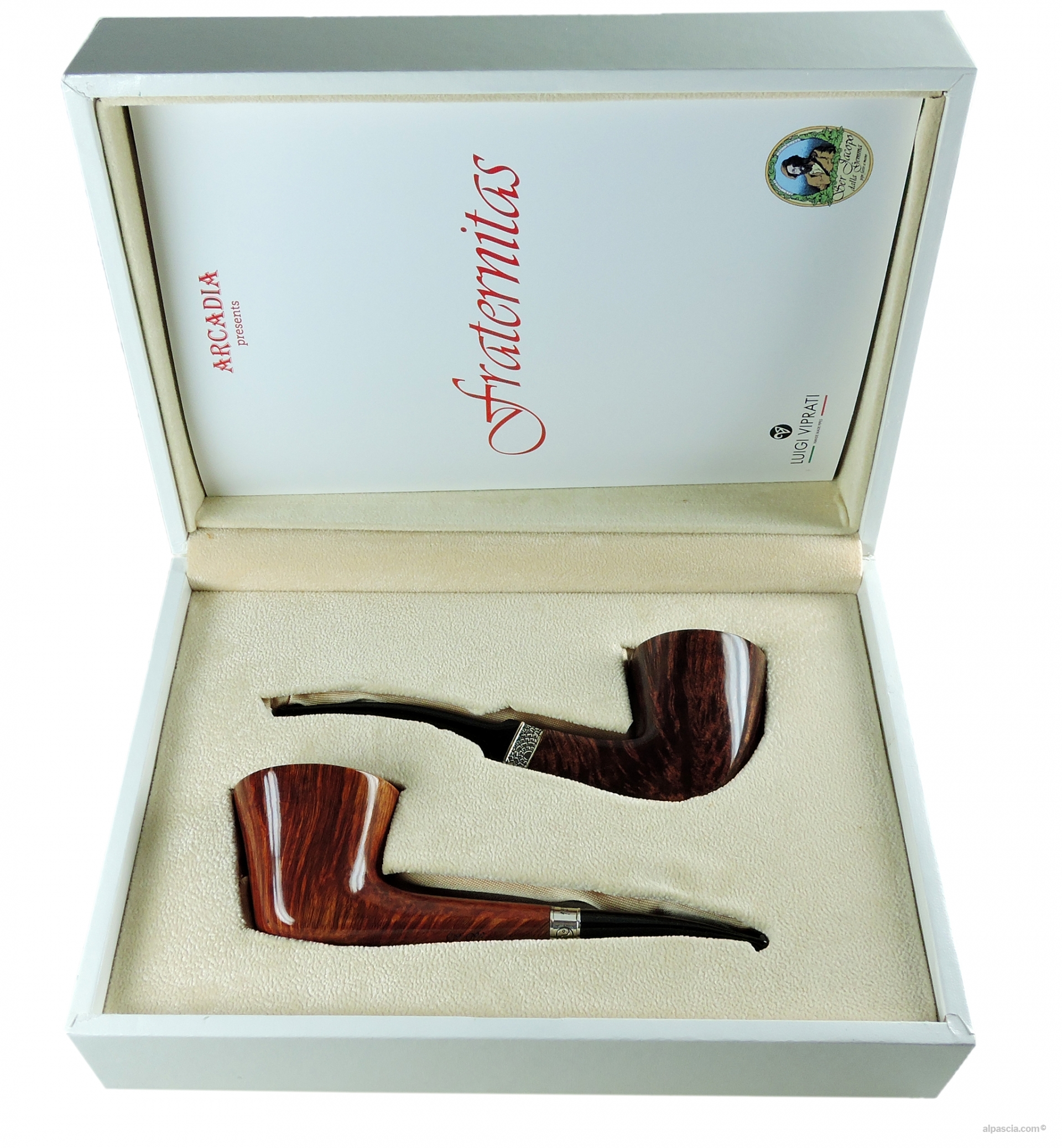 SER JACOPO & VIPRATI FRATERNITAS PIPE SET - Limited Edition number 11 - smoking pipe 1686 p