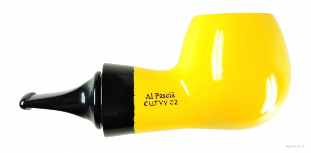Al Pascia' Curvy Yellow Polished 02 - pipe D393 b