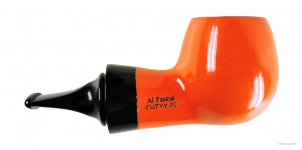 Pipa Al Pascia' Curvy Orange Polished 02 - D410 b