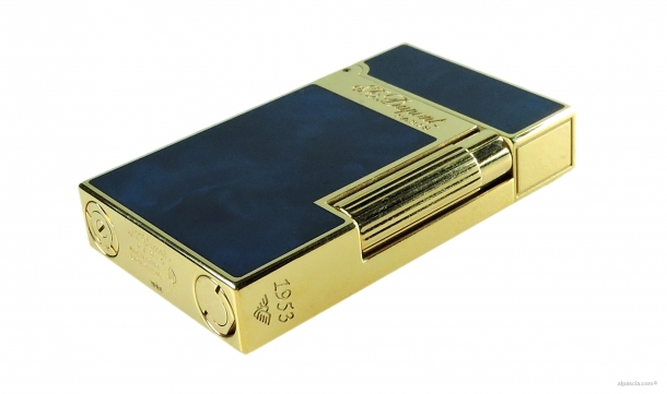 S.T. Dupont Linea 2 Atelier Lacca Blu Oro 016134 - Accendino d