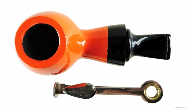 Al Pascia' Curvy Orange Polished 02 - pipe D428 d