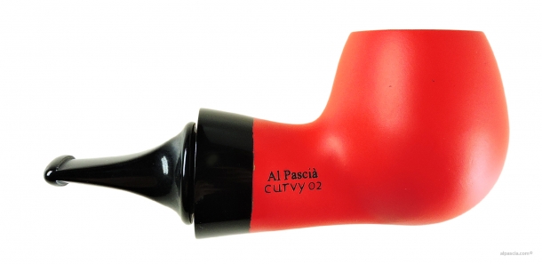 Al Pascia' Curvy Red Matte 02 - pipe D430 b