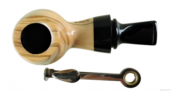 Pipa Al Pascia' Curvy Olive Wood 02 - D431 d