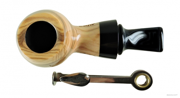 Pipa Al Pascia' Curvy Olive Wood 02 - D432 d
