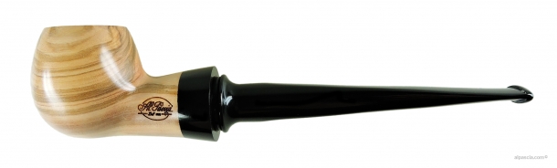 Al Pascia' Curvy Churchwarden Olive Wood 02 - pipe D434 a