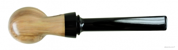 Al Pascia' Curvy Churchwarden Olive Wood 02 - pipe D434 c