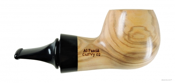 Pipa Al Pascia' Curvy Olive Wood 02 - D438 b
