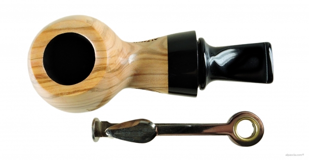 Pipa Al Pascia' Curvy Olive Wood 02 - D438 d