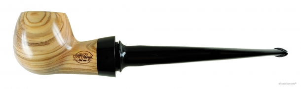 Al Pascia' Curvy Churchwarden Olive Wood 02 - pipe D440 a