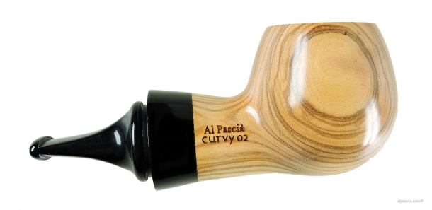 Pipa Al Pascia' Curvy Olive Wood 02 - D446 b