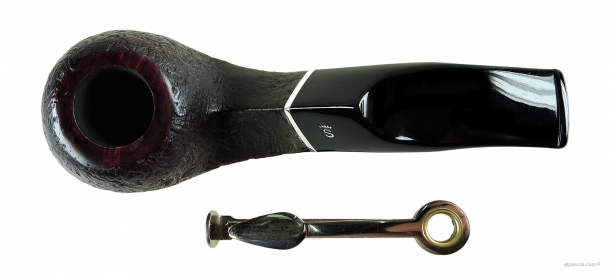 Stanwell Sterling Silver Sandblast 15 - pipe 797 d