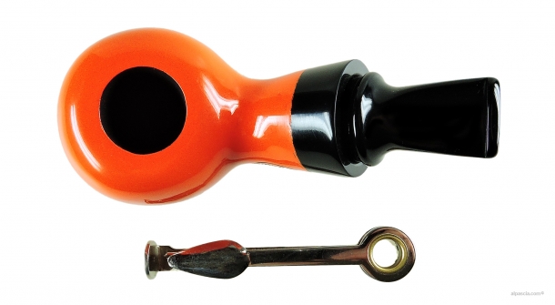 Al Pascia' Curvy Orange Polished 01 pipe D463 d