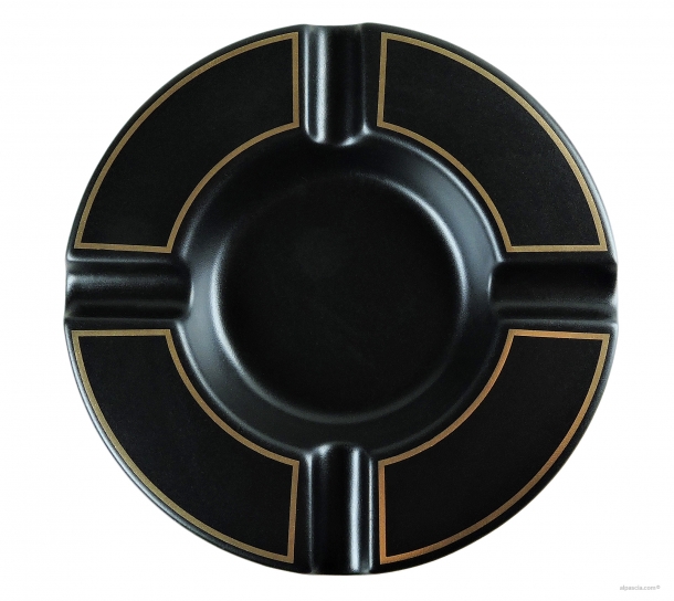 Ashtray Black Matte - Ceramic a