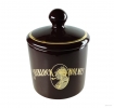 Vaso Porta Tabacco Sherlock Holmes  Marrone - Ceramica