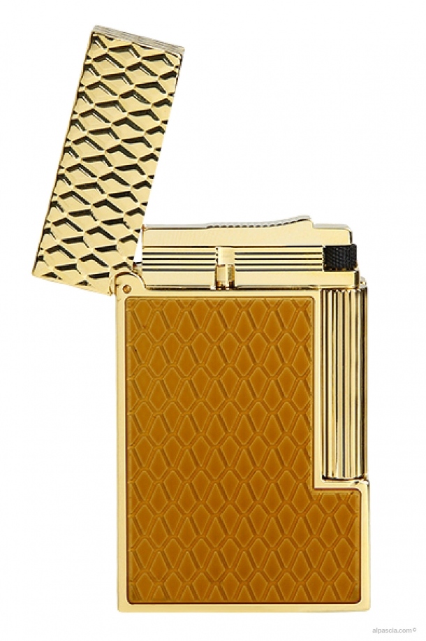 S.T. Dupont Accendino Linea 2 Shiny Honey lacquer/gold C16630 - Accendino c