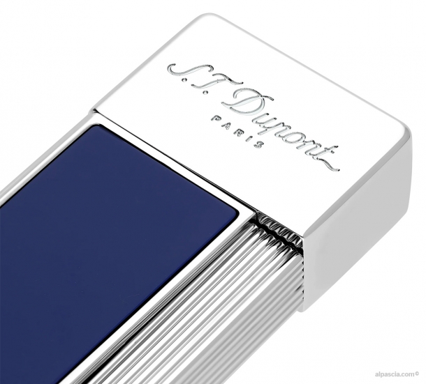 S.T. Dupont Twiggy Chrome Shiny Black Lacquer 030001 - Lighter d
