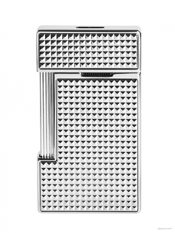 S.T. Dupont Slimmy lighter chrome diamond head 028010 - Lighter b