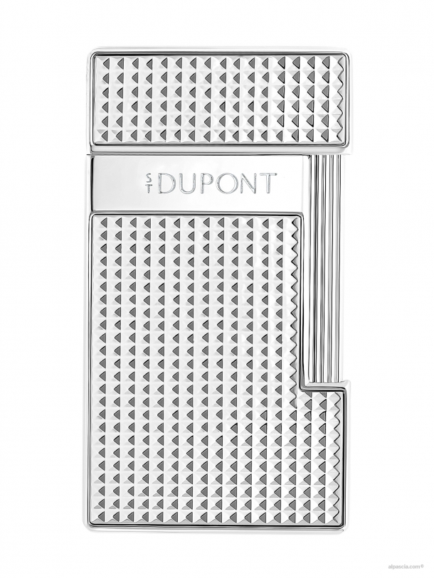 S.T. Dupont Slimmy lighter chrome diamond head 028120