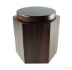 Vaso Porta Tabacco Esagonale - Palissandro