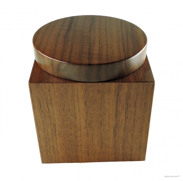 Vaso Porta Tabacco Quadro Obliquo D620 - Noce a