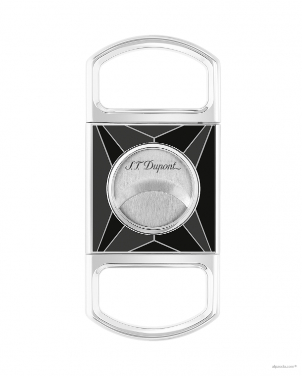 S.T. Dupont Cutter Laquer Fire X black/chrome 003370 a