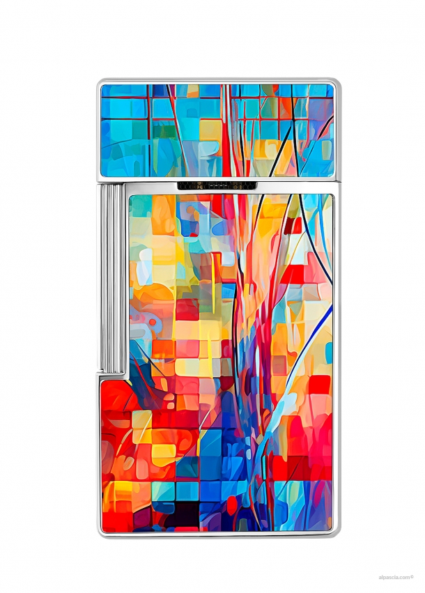 S.T. Dupont Biggy Graffity Multicolor lighter 025024 c
