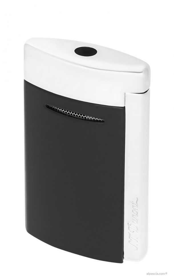 S.T. Dupont MINIJET ACCENDINO CROMO NERO 010815 a