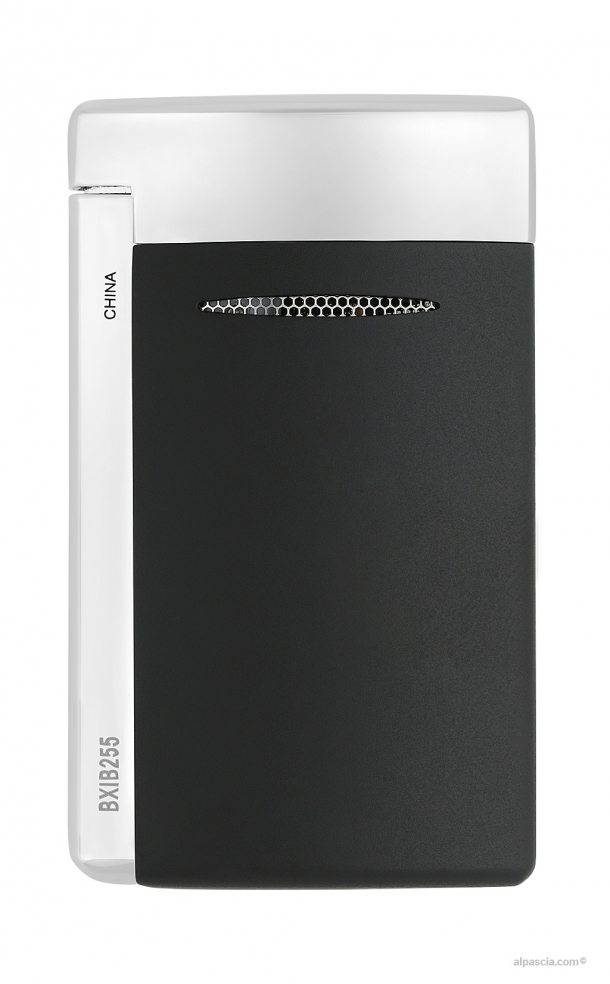 S.T. Dupont MINIJET ACCENDINO CROMO NERO 010815 c