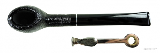Al Pascia' Ovalina Pettinata smoking pipe D516 d