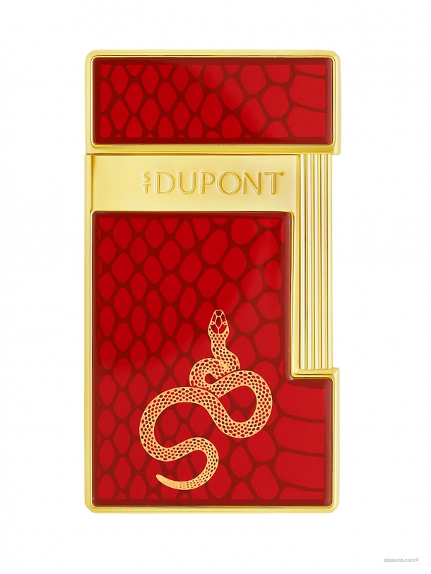 S.T. Dupont Slimmy accendino Laccato rosso 028075 a