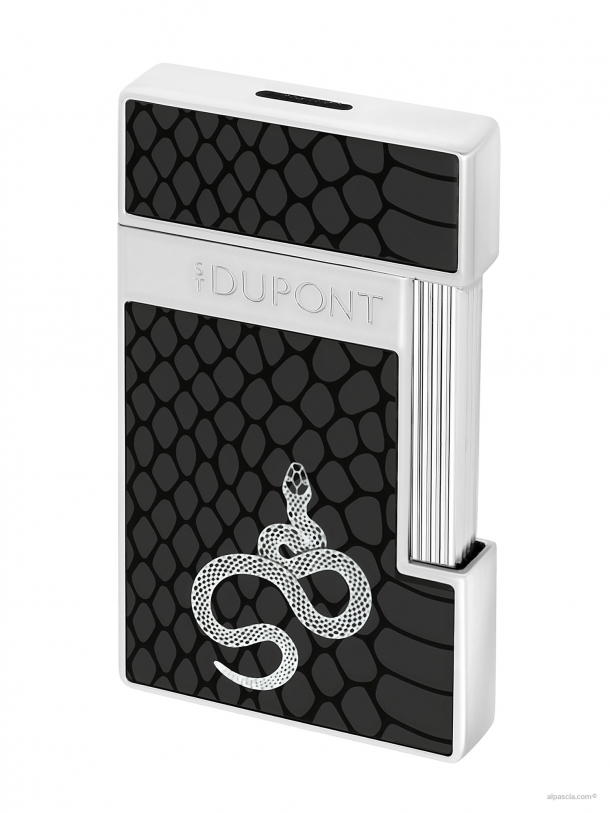 S.T. Dupont Slimmy accendino Laccato nero 028076 b